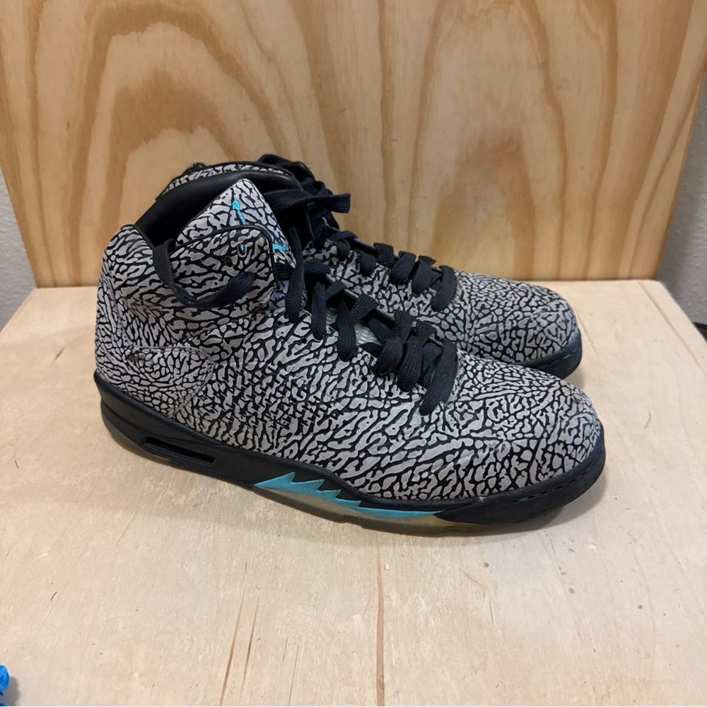 Michael Jordan 5 Retro 3Lab5 Shoes Size 15 Elephant Skin Print Finish Nike Air - Picture 3 of 8